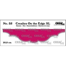CLOTEXL35 Wykrojnik Crealies • Border duży z podwójnymi kropeczkami