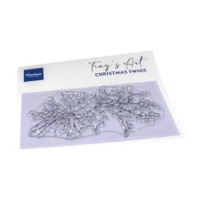 TC0918  Stemple silikonowe - Tiny's Art - Christmas twigs - świąteczne gałązki